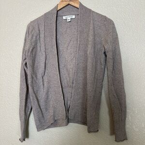 Banana Republic Cardigan Made Of Italian Yarn Wool Cashmere Xs Brown Cream
